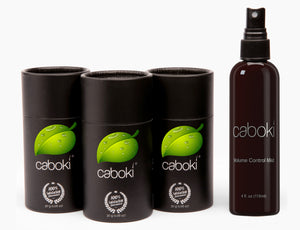 Caboki Value Pack 2 which contains 3 Caboki 30 grams and a volume control mist