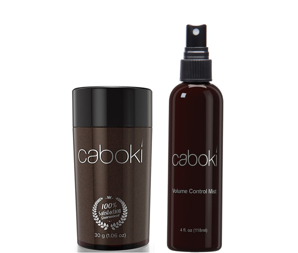 Caboki Starter kit which contains a Caboki 30 gram and a volume control mist